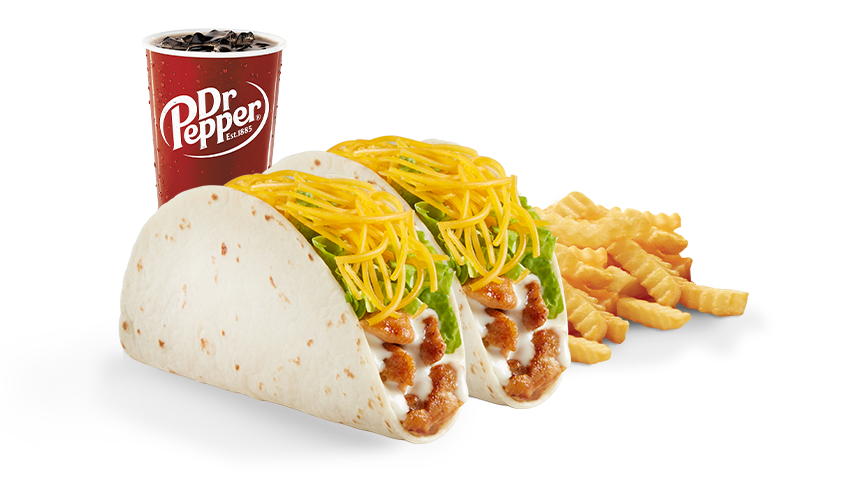 (#2) 2 Grilled Chicken Tacos Meal